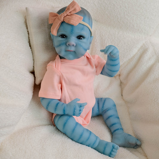 18 Inches Open Eyes Bettie reborn Baby Avatar In Pink Outfits