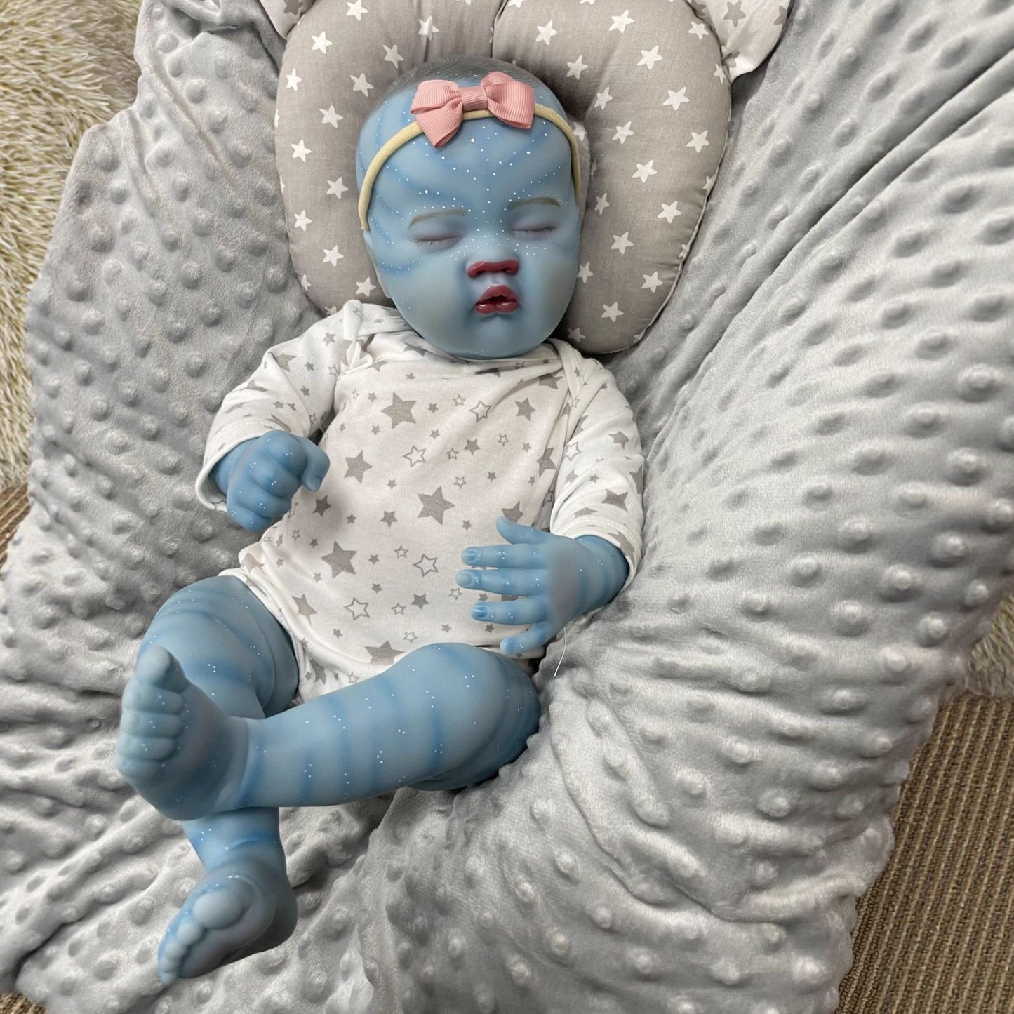 50cm Quinbee Closed Eyes Reborn Baby Avatar