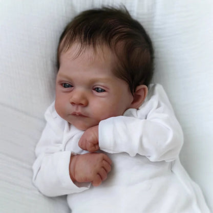 50cm Open Eyes Short Hair Soft Body Cuddly Reborn Baby-Lily