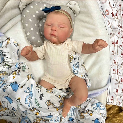 20 Inch Harry Lifelike Sleeping Reborn Dolls - Peaches