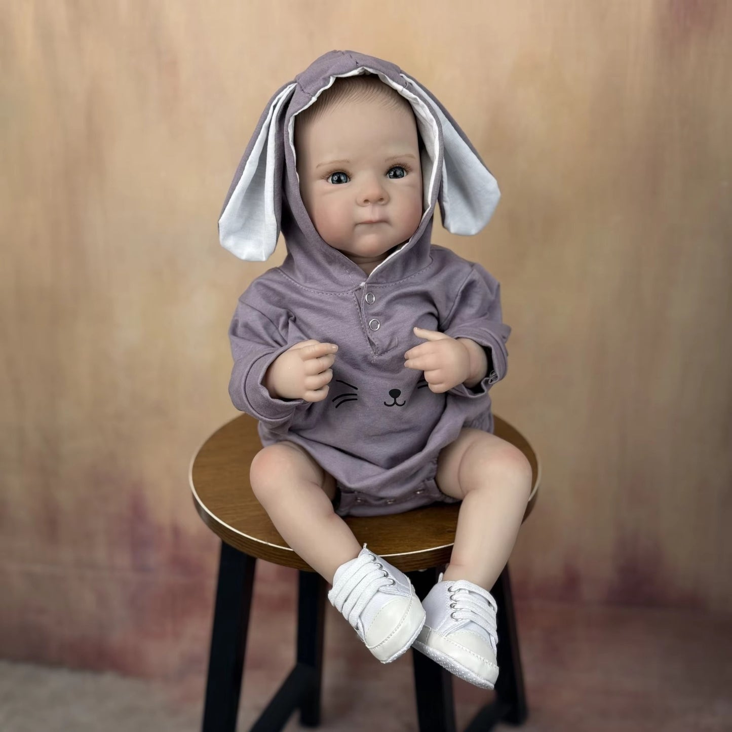 45cm Lifelike Vinyl Body Blue Eyes Bettie Reborn Baby Girl
