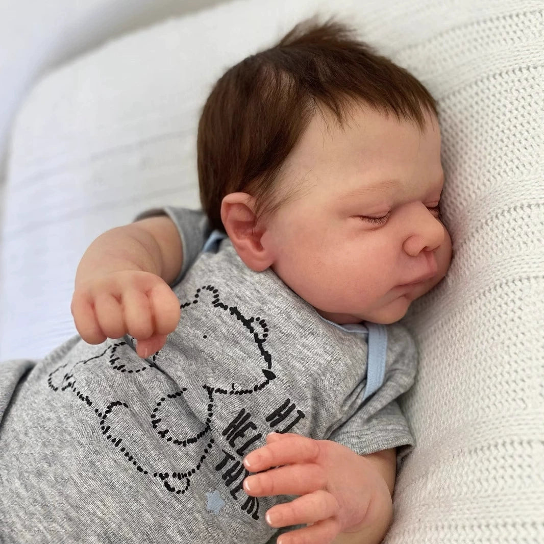 50cm Realistic Closed Eyes Soft Body Reborn Dolls Miley