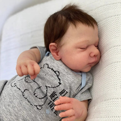50cm Realistic Closed Eyes Soft Body Reborn Dolls Miley