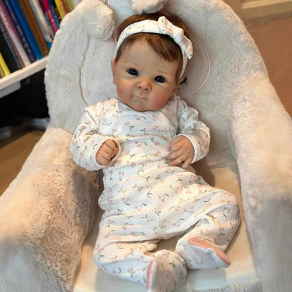 18 inches Open Eyes Short Hair Soft Body Reborn Doll-Bettie