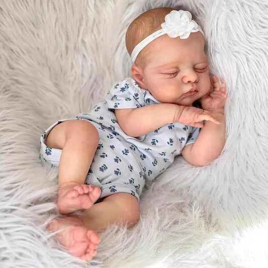 20 Inches Lifelike Soft Body Sleeping Reborn Doll Irys