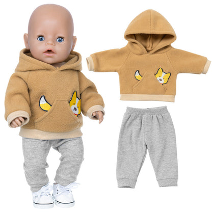17-18 Inches Cartoon Reborn Doll Clothes(Only Clothes, no doll)