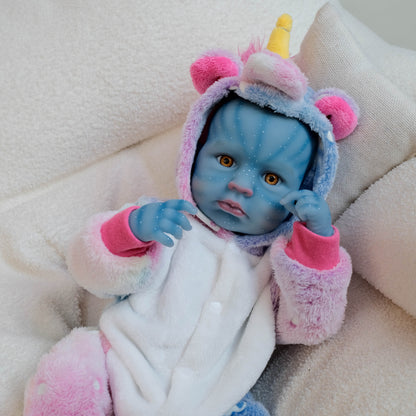 19 Inches Open Eyes Loulou reborn Baby Avatar Girl