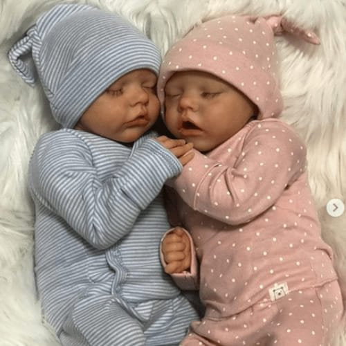18 Inches Lifelike Realistic Renata and Jayleen Reborn Twin Girls