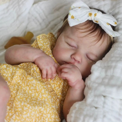 50cm Realistic Closed Eyes Soft Body Reborn Doll-Loulou