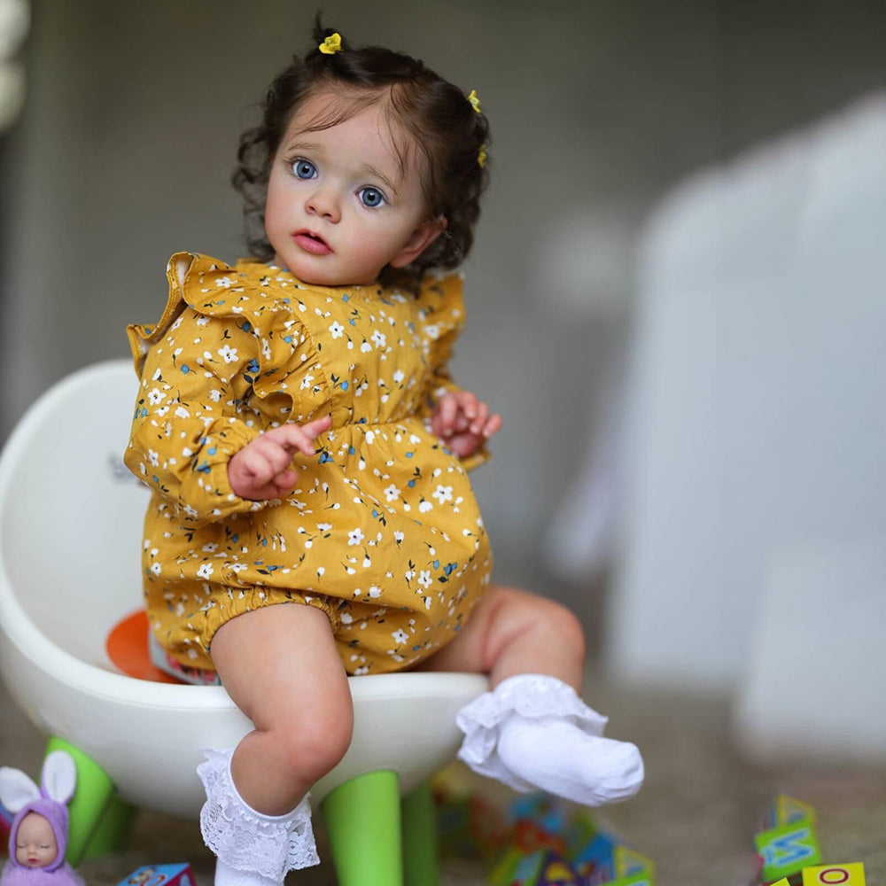 22 Inch/55Cm Realistic Lena Reborn Dolls With Open Eyes-Missy