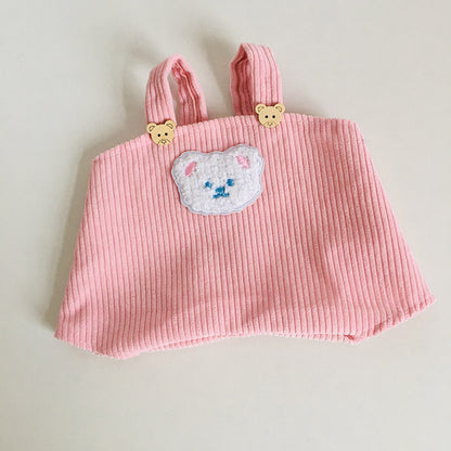 Bear Button Overalls for 30cm Dolls