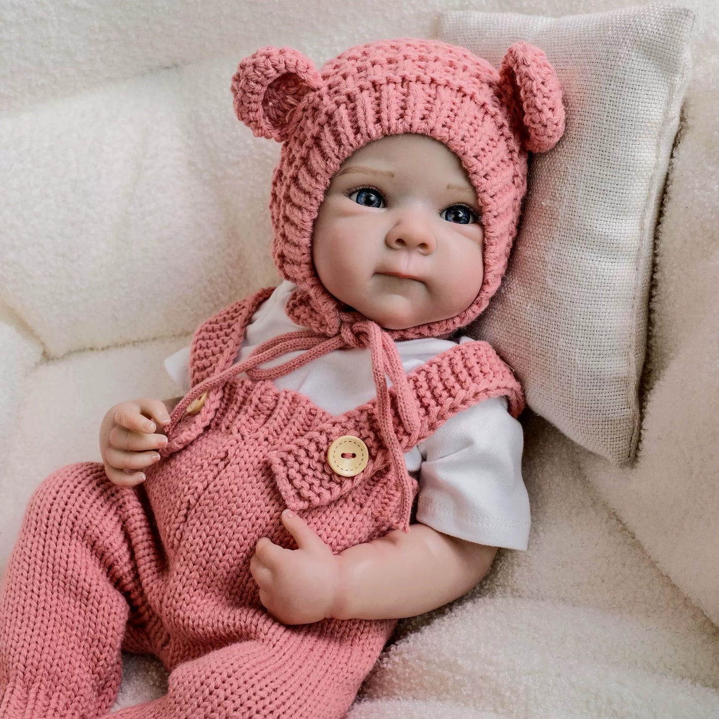 19 Inches Dora Blue Eyes Reborn Baby Girl-Bettie