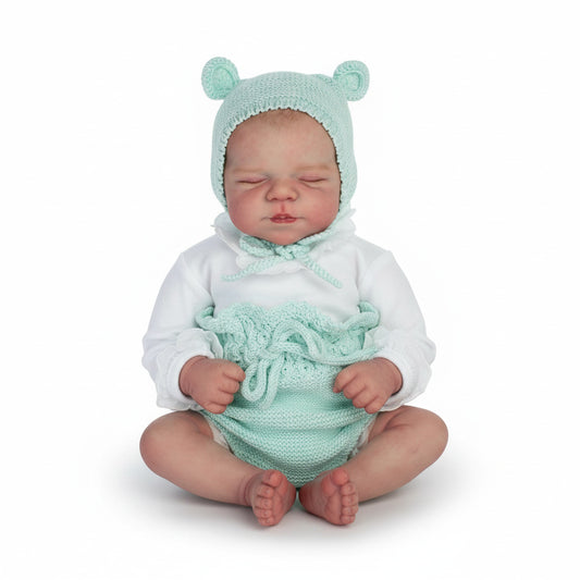 48cm 3D Skin Sleeping Reborn Doll Girl Pascale
