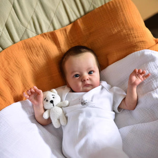 40cm Realistic Open Eyes Short Hair Reborn Doll Tink