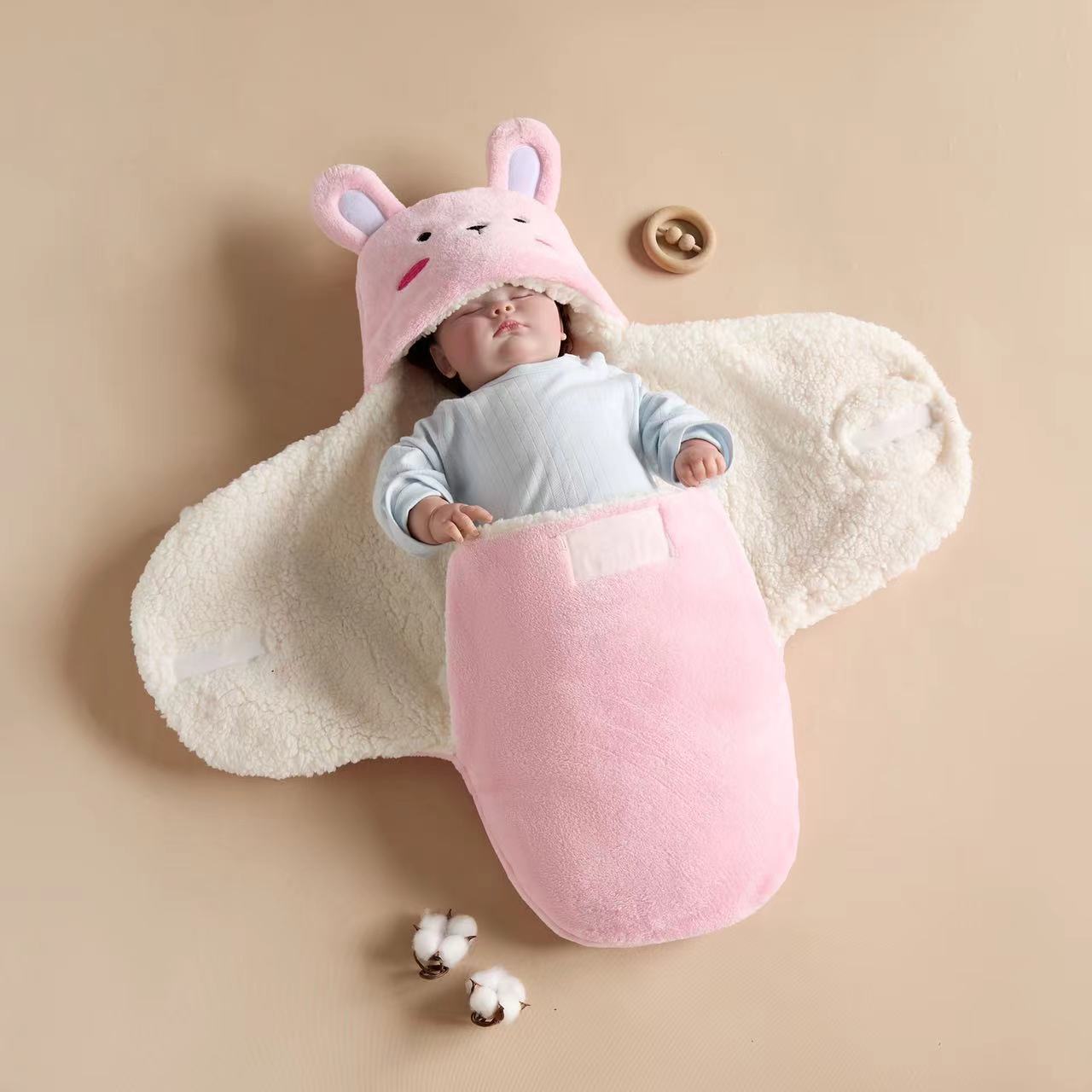 Cute Cartoon Plush Sleeping Bag for 20-24 Inches Dolls