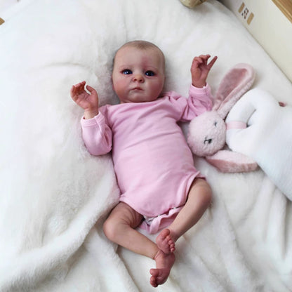 40cm Realistic Open Eyes Reborn Doll Tink In Pink Clothes