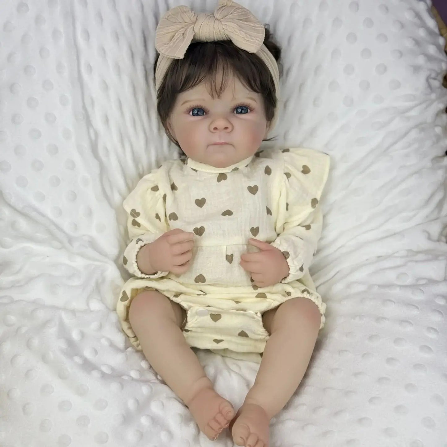 48cm Open Eyes Short Hair Bettie Reborn Baby Girl