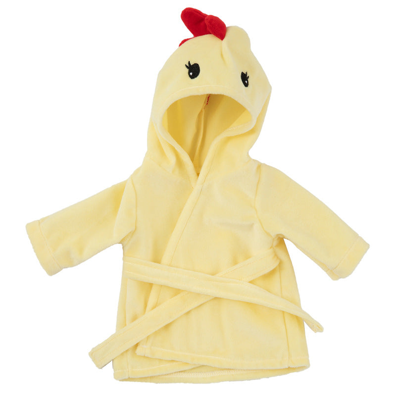 Cartoon Plush Robe for 12-14 Inches Dolls