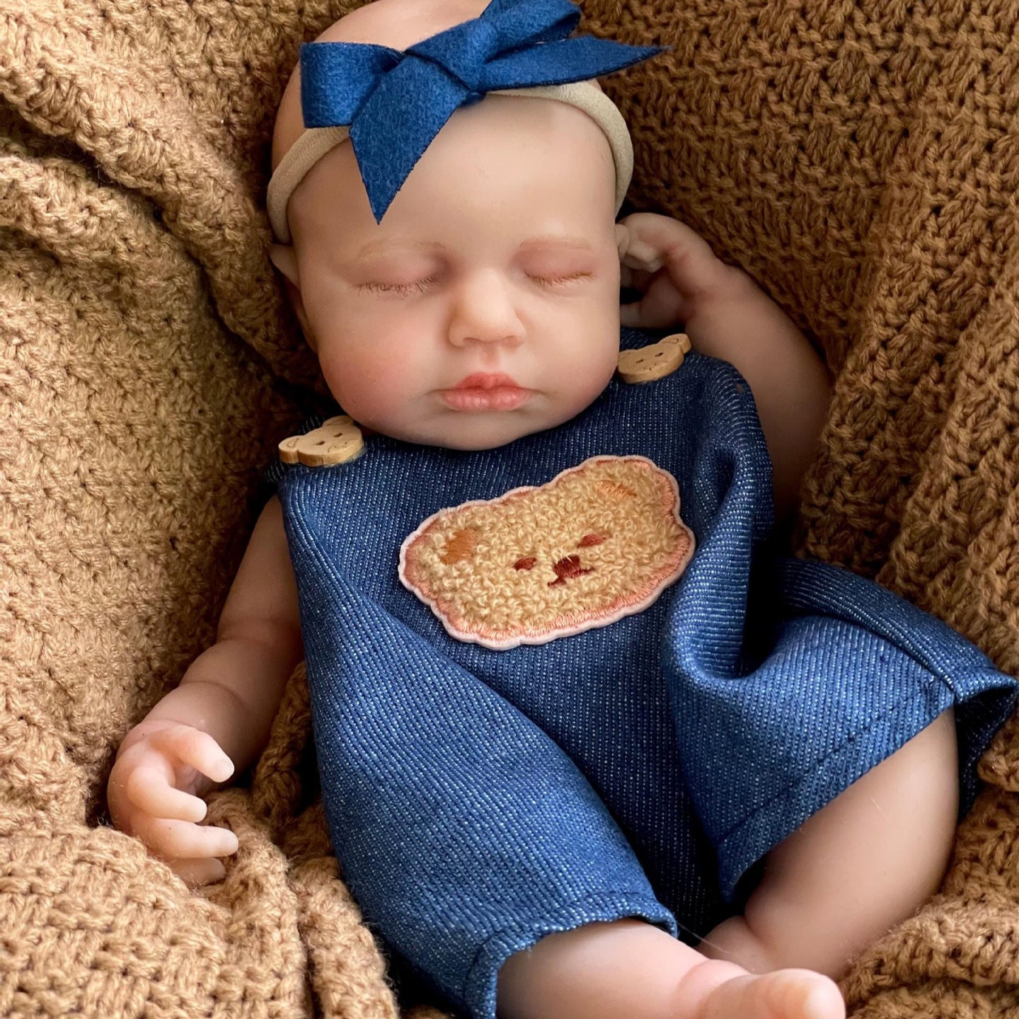 30cm Lifelike Full Silicone Asleep Reborn Doll Loulou