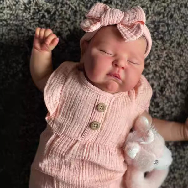 20 inches Yvette lifelike reborn baby doll Girls- Peaches