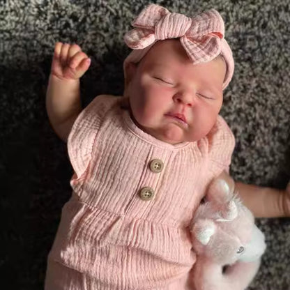 20 inches Yvette lifelike reborn baby doll Girls- Peaches