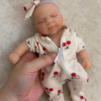 20cm Soft Silicone Mini Reborn Twin Girls-Pascale and Sebastian
