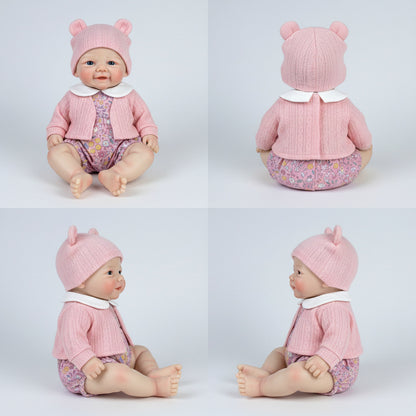 30cm Silicone Blue Eyes Reborn Baby Girl Vivienne