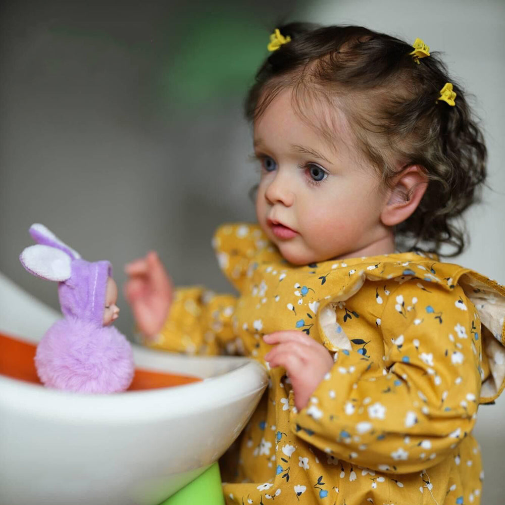 22 Inch/55Cm Realistic Lena Reborn Dolls With Open Eyes-Missy