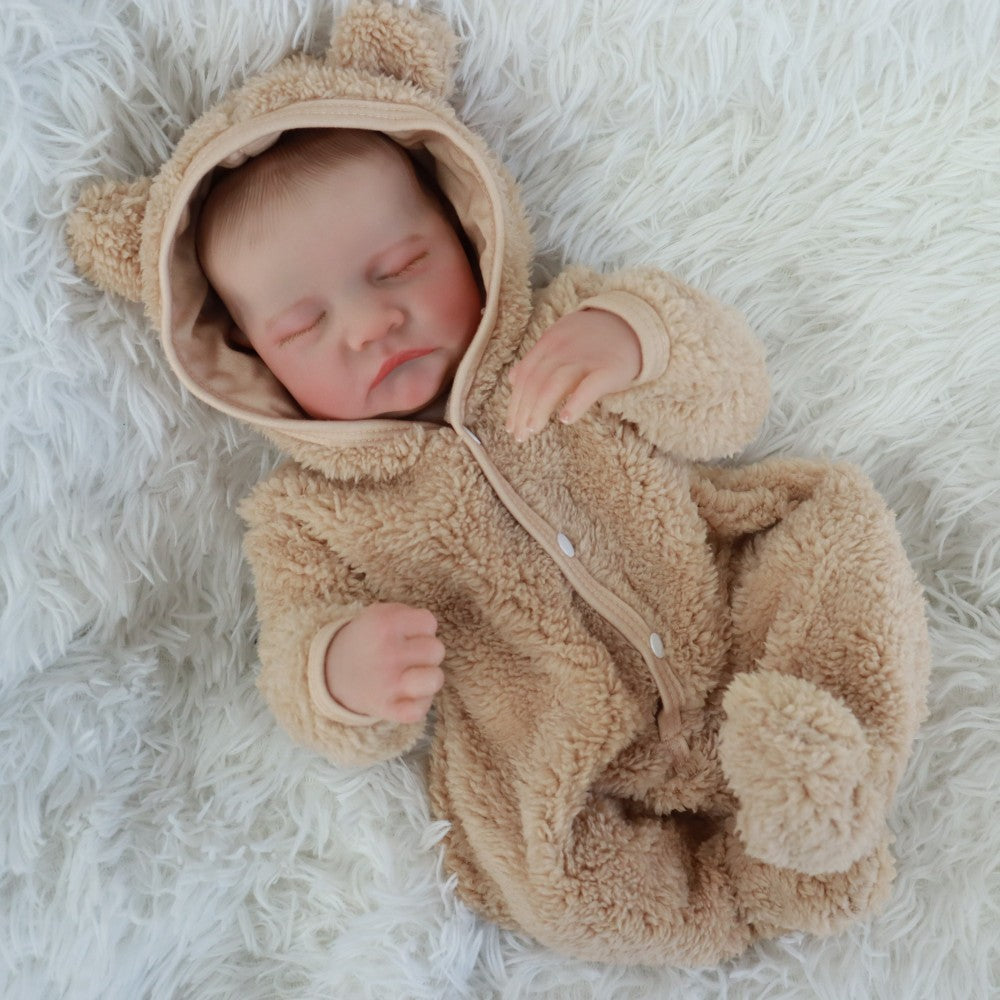 18 Inches Lifelike Sleeping Reborn Doll Twins-Levi