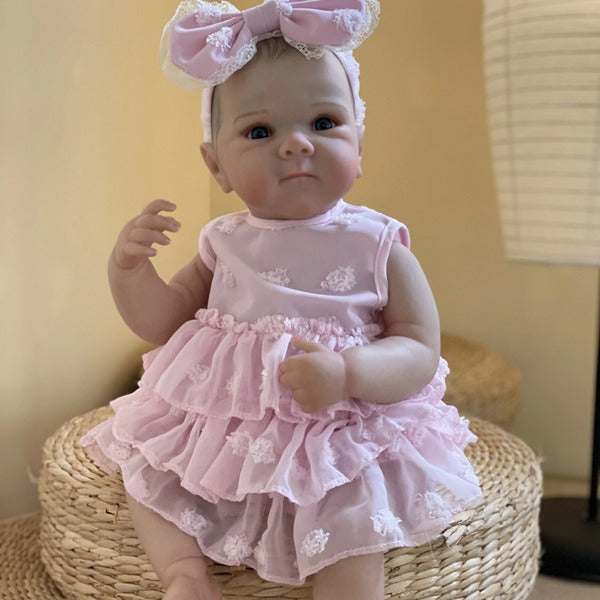 45cm Open Eyes Reborn Doll Twin Sisters In Dress-Bettie