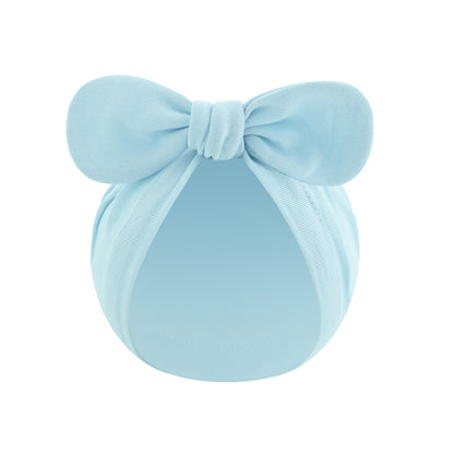 Solid Color Baby Bandana Knotted Pullover Hat