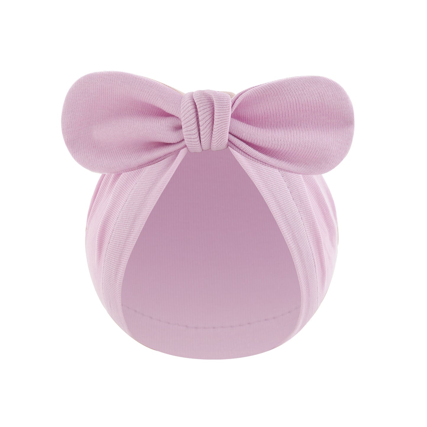 Solid Color Baby Bandana Knotted Pullover Hat