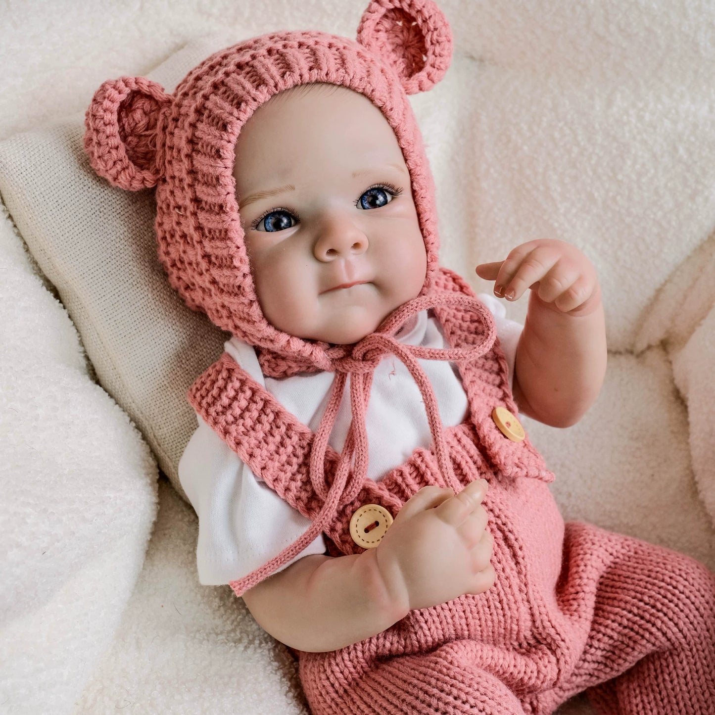 19 Inches Dora Blue Eyes Reborn Baby Girl-Bettie