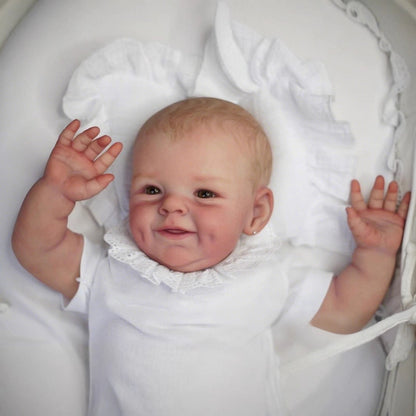 55cm Open Eyes Soft Body Smile Reborn Baby- Shaya