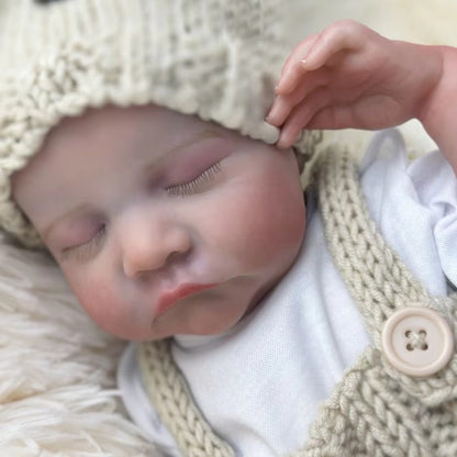 18'' Lifelike Closed Eyes Reborn Doll Boy-Levi