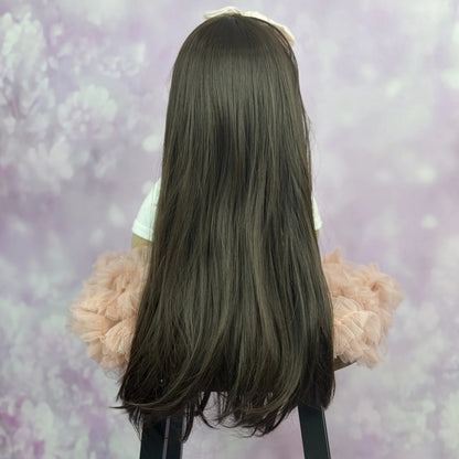 55cm Long Hair Reborn Baby Girl In Pink Dress-Betty