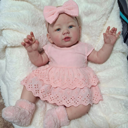 19 Inches Abigail Reborn Baby Girl in Pink Dress