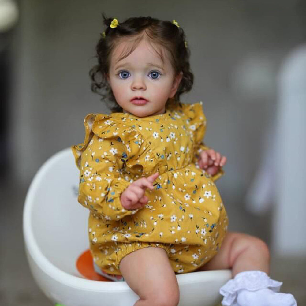 22 Inch/55Cm Realistic Lena Reborn Dolls With Open Eyes-Missy