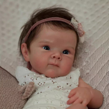 18 Inches Meroy Open Eyes Short Hair Reborn Doll Girls-Bettie