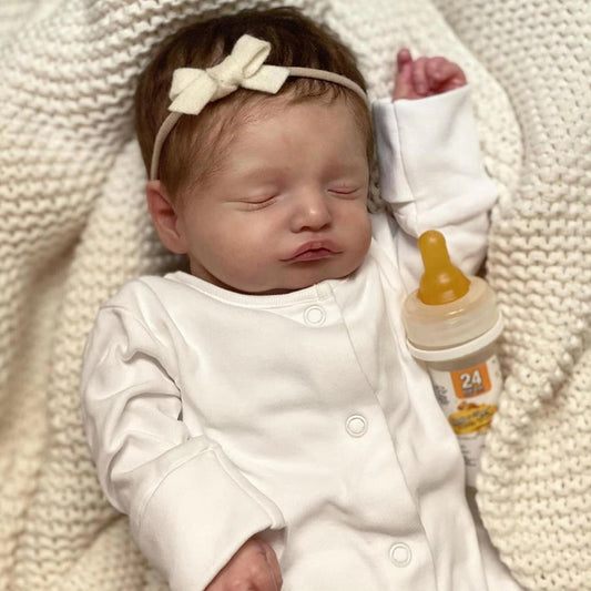 20 Inches Delia Closed Eyes Reborn Doll Girls - Rosalie