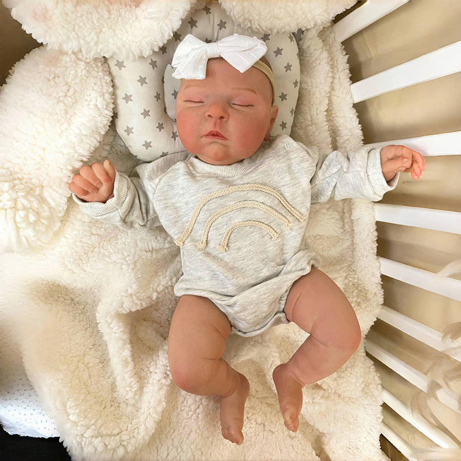 20 Inch Lifelike Sleeping Reborn Dolls - Peaches