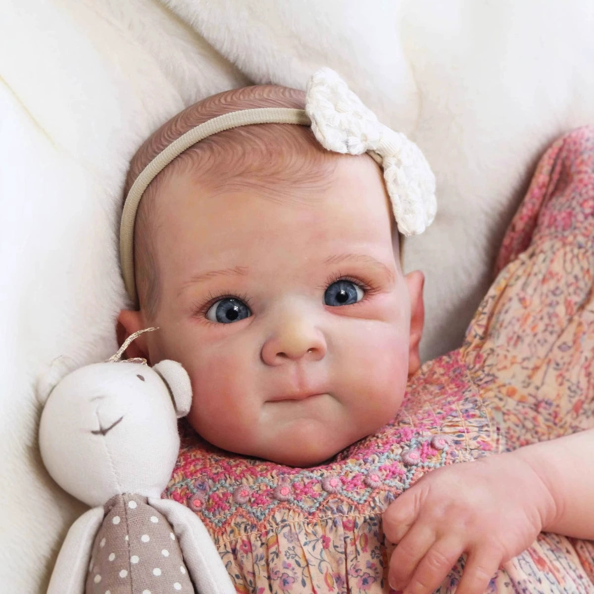 18 Inches Blue Eyes Cuddly Reborn Baby Girl-Bettie