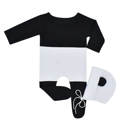 Panda Hat and Pajama 2-Piece Set for 18-20 Inches Dolls