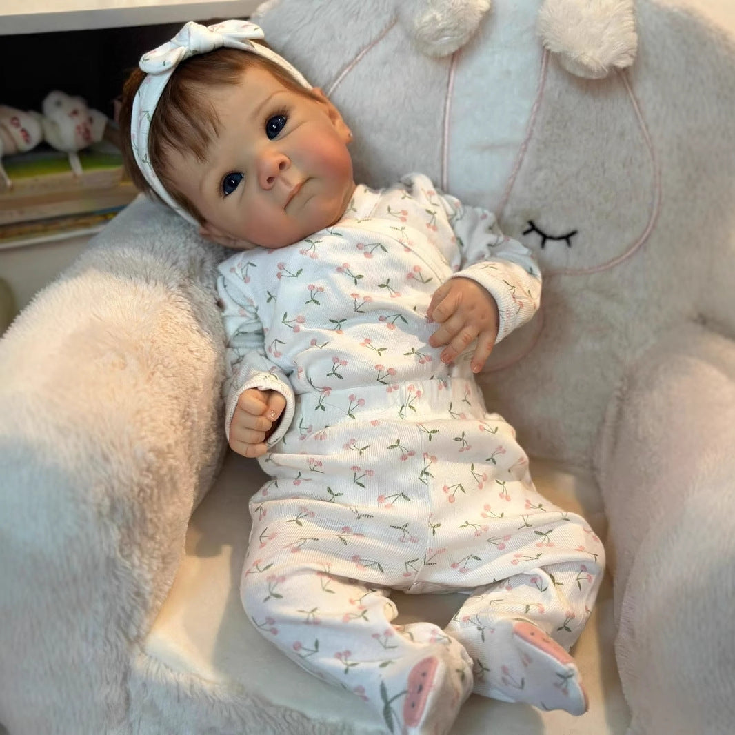 18 inches Open Eyes Short Hair Soft Body Reborn Doll-Bettie