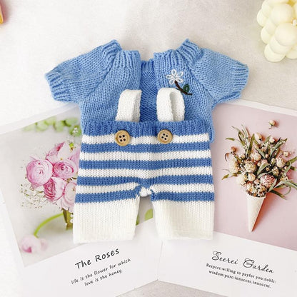 overalls and cardigan 2-Piece set for 12 Inches/30cm Reborn Dolls