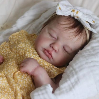 50cm Realistic Closed Eyes Soft Body Reborn Doll-Loulou