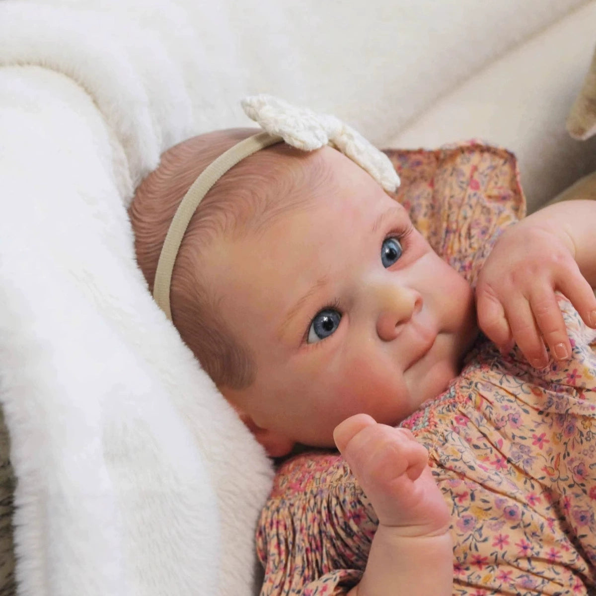 18 Inches Blue Eyes Cuddly Reborn Baby Girl-Bettie