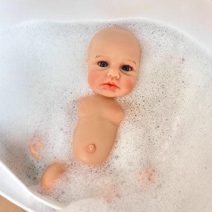 30cm Lifelike Open Eyes Silicone Reborn Doll Girl-Loulou
