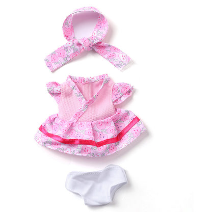 Floral Clothes set for 8 Inches/20cm Mini Reborn Dolls