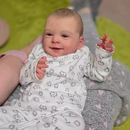 Beryl 19 Inches Lifelike Open Eyes Soft Body Smile Reborn Doll-Sebastia